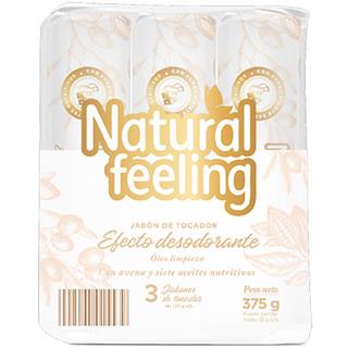 Jabón en Barra de Avena Natural Feeling  375 g