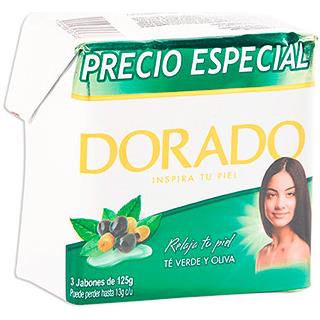 Jabón en Barra Té Verde y Oliva Dorado  375 g