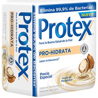 Jabón en Barra Humectante Antibacterial Pro-Hidrata Protex  390 g