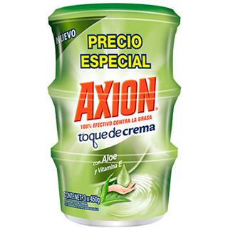 Jabón Lavaplatos en Crema con Aloe Vera y Vitamina E Axion 1 350 g