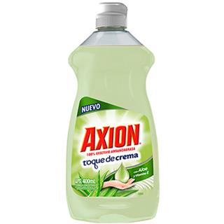 Jabón Lavaplatos Líquido con Aloe Vera y Vitamina E Axion  400 ml