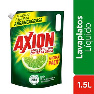 Jabón Lavaplatos Líquido con Aroma a Limón Espuma Activa Axion 1 500 ml