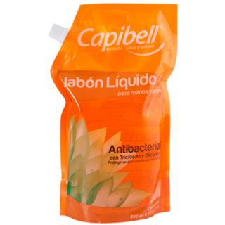 Jabón Líquido Antibacterial Capibell  800 ml