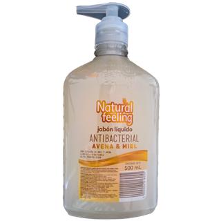 Jabón Líquido de Avena Antibacterial Natural Feeling  500 ml