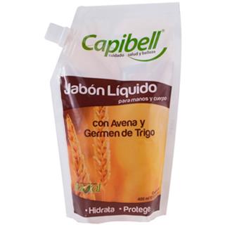 Jabón Líquido de Avena Trigo Capibell  400 ml