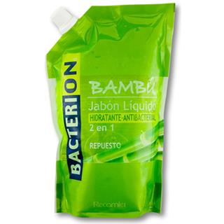 Jabón Líquido Humectante y Antibacterial Bambú Bacterion  500 ml
