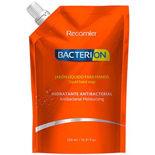 Jabón Líquido Humectante y Antibacterial para Manos Bacterion  500 ml