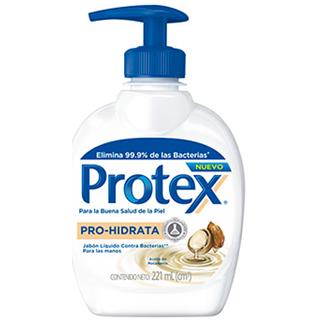 Jabón Líquido Humectante y Antibacterial para Manos Protex  221 ml