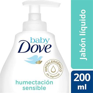 Jabón Líquido para Bebé Humectación Sensible Dove  200 ml