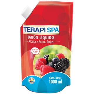 Jabón Líquido Frutos Rojos Terapi Spa 1 000 ml