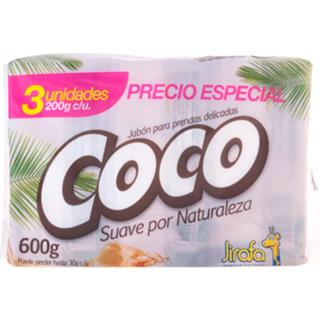 Jabón para Prendas Delicadas con Aroma a Coco Jirafa  600 g