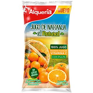 Jugo de Naranja con Pulpa Alquería  900 ml