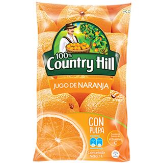 Jugo de Naranja con Pulpa Country Hill 1 000 ml