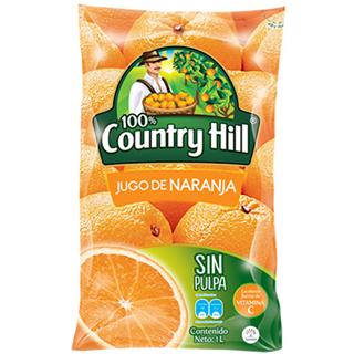 Jugo de Naranja sin Pulpa Country Hill 1 000 ml