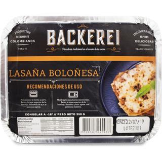 Lasaña Preparada Boloñesa Backerei  350 g