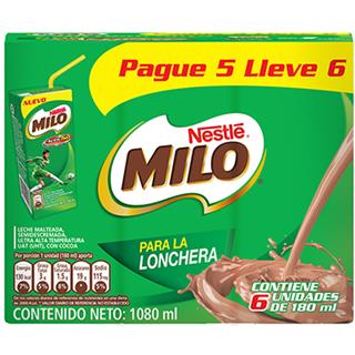 Leche con Sabor a Chocolate Milo 1 080 ml