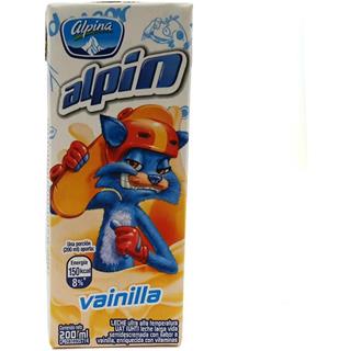 Leche con Sabor a Vainilla en Caja Alpin  200 ml