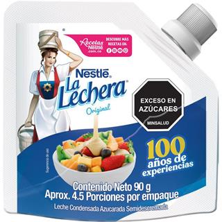 Leche Condensada Semidescremada La Lechera  90 g