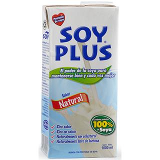 Leche de Soya con Sabor Natural Soy Plus 1 000 ml
