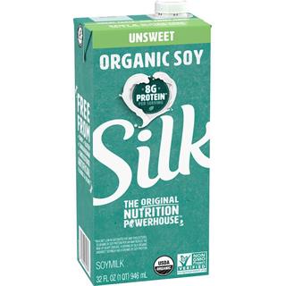 Leche de Soya Orgánica, Unsweetened Silk  946 ml