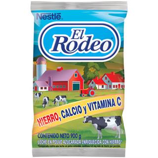 Leche en Polvo Entera Hierro, Calcio y Vitamina C El Rodeo  900 g