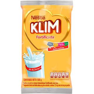 Leche en Polvo Entera Instantánea, Zinc Klim  500 g