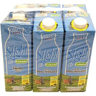 Leche Larga Vida Descremada Deslactosada en Caja Slight 6 300 ml