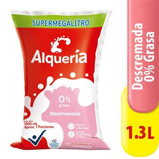 Leche Larga Vida Descremada en Bolsa Alquería 1 300 ml