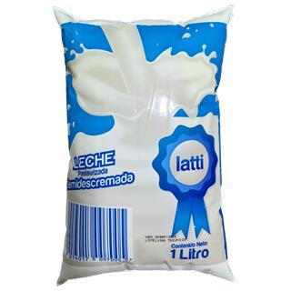 Leche Pasteurizada Semidescremada Latti 1 000 ml