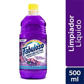 Limpiador Líquido Antibacterial con Aroma a Lavanda Fabuloso  500 ml