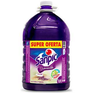 Limpiador Líquido Antibacterial con Aroma a Lavanda Sanpic 3 785 ml