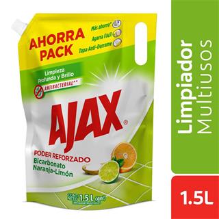 Limpiador Líquido con Bicarbonato con Aroma Cítrico Ajax 1 500 ml