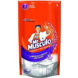 Limpiavidrios Repuesto Campos de Lavanda Mr. Músculo  500 ml