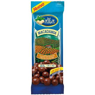 Macadamias con Chocolate Del Alba  30 g