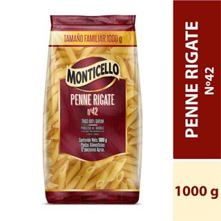 Macarrones en Tubos Penne Rigate Monticello 1 000 g