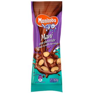 Maní Recubierto con Chocolate Manitoba  50 g