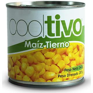 Maíz Dulce en Lata Cooltivo  340 g