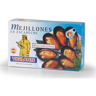 Mejillones en Lata Escabeche Vigilante  115 g