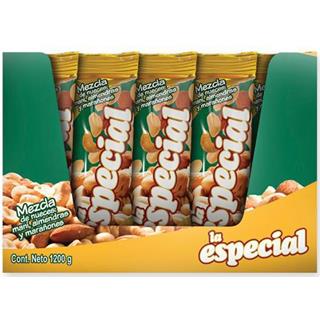 Mezcla de Nueces Maní, Almendras y Marañones la especial 1 200 g