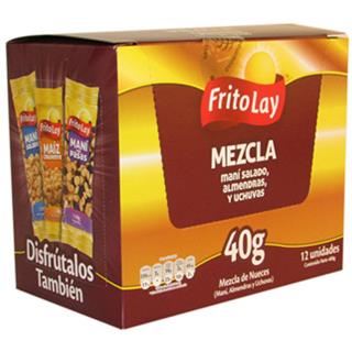 Mezcla de Nueces y Frutas Secas Maní Salado, Almendras y Uchuvas Frito Lay  480 g