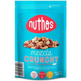 Mezcla de Nueces y Frutas Secas Crunchy Nuthos  180 g