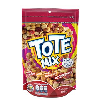 Mezcla de Nueces y Frutas Secas Maní, Maíz y Arándanos Tote  150 g