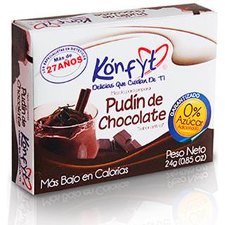 Mezcla para Pudín Dietético con Sabor a Chocolate Konfyt  24 g