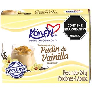 Mezcla para Pudín Dietético con Sabor a Vainilla Konfyt  24 g