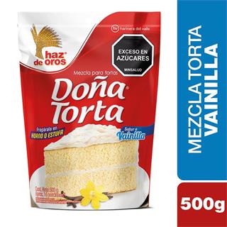 Mezcla para Torta con Sabor a Vainilla Doña Torta  500 g