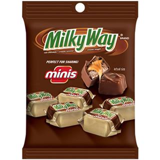 Mini Galletas con Caramelo Recubiertas con Chocolate Milky Way  82 g