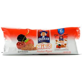 Mini Galletas Integrales con Avena Frutos Rojos Quaker  240 g