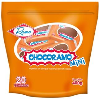 Mini Ponqués Recubiertos con Chocolate Chocoramo  400 g