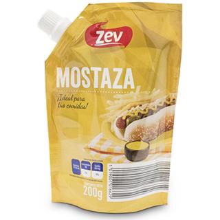 Mostaza en Doypack Zev  200 g