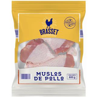 Muslos de Pollo Crudos Brasset  0.8 kg